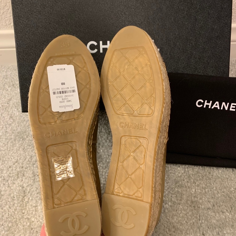 Authentic Chanel Espadrilles 38 - Picture 3 of 7
